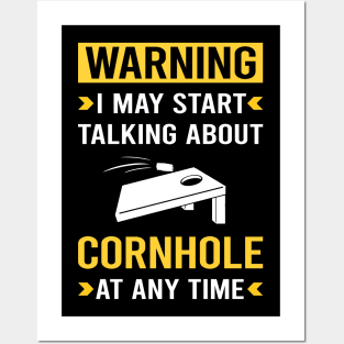 Warning Cornhole Posters and Art